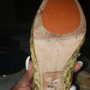 Cole Haan snakeskin heels
